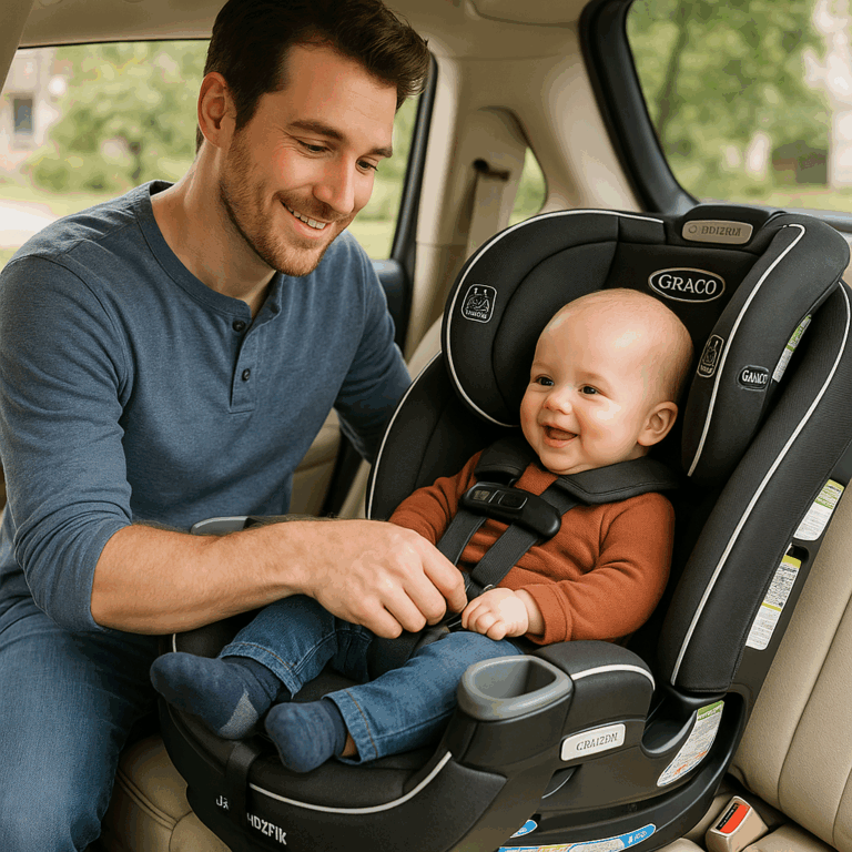 Graco Extend2Fit Convertible Baby Car Seat, Rear and Forward Facing, Adjustable Extension Panel for Extra Legroom, Cullen Review by Sam