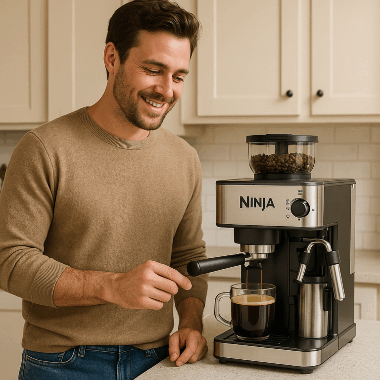 Ninja | Espresso Machine and Drip Coffee Maker| Luxe Café Premier Series | Integrated Coffee Grinder, Milk Frother, Assisted Tamper & Built-In Espresso Accessory Storage | Stainless Steel | ES601 Review by Sam