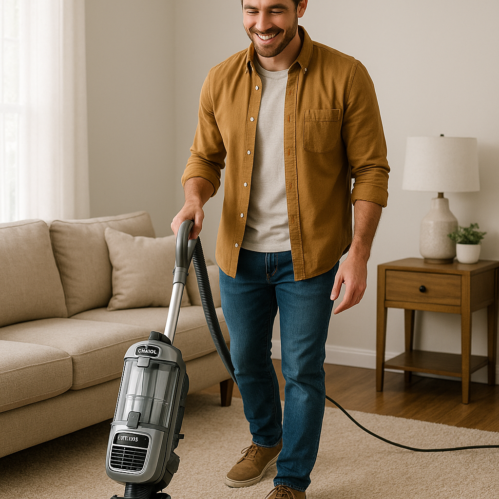 Shark | Upright Vacuum Cleaner for Home | Rotator Lift-Away | No Hair Wrap | HEPA Filter | Lightweight Bagless Vacuum for Pet Hair | LED Headlights For Carpets & Hardwood Floors | Silver | LA502