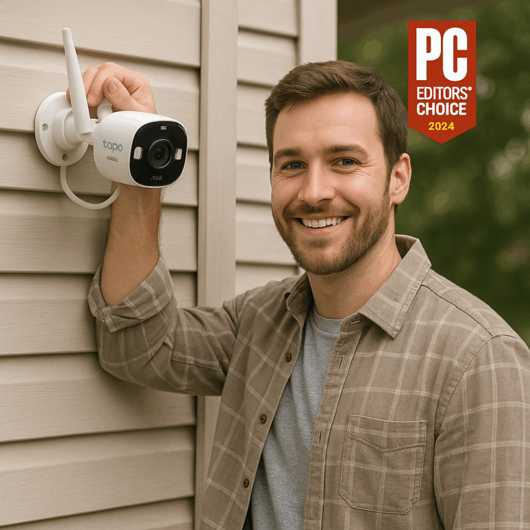 Tapo by TP-Link 2K QHD Security Camera Indoor/Outdoor, 2024 PCMag Editor’s Choice, Color Night Vision, Free Person/Pet/Vehicle Detection, Baby Monitor, Local/Cloud Storage, IP66, Dual-Spotlight(C120) Review by Sam