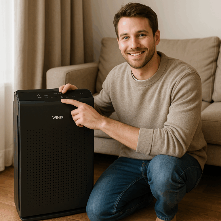 WINIX 5510 Air Purifier (New Generation of 5500-2 with App Support) for Home Large Room Up to 1881 Ft² in 1 Hr, True HEPA, High Deodorization Carbon Filter and Auto Mode, Captures Pet Allergies, Smoke Review by Sam