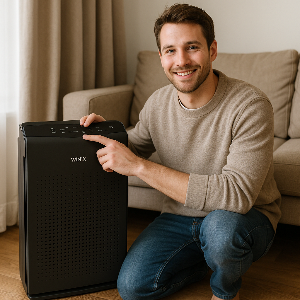 WINIX 5510 Air Purifier (New Generation of 5500-2 with App Support) for Home Large Room Up to 1881 Ft² in 1 Hr, True HEPA, High Deodorization Carbon Filter and Auto Mode, Captures Pet Allergies, Smoke