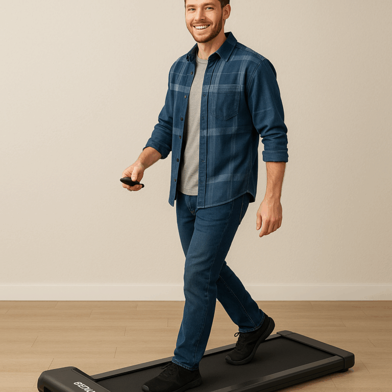 Walking Pad Treadmill, BestGod Incline Under Desk Treadmill 330lbs Capacity, 2.5HP Portable Treadmills for Home, Compact Treadmills Mini Walking Pad, Running Machine with Remote Control Review by Sam