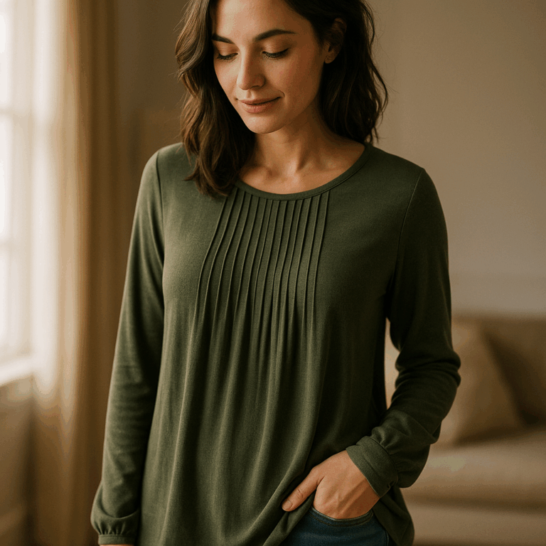 ANRABESS Long Sleeve Shirts for Women Fall Fashion 2025 Dressy Casual Blouses Trendy Pleated Tunic Tops Outfits Review