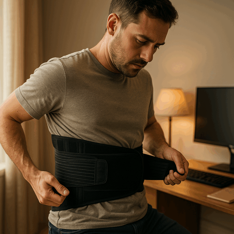 FEATOL Back Brace Support Belt-Lumbar Support Back Brace for Back Pain, Sciatica, Scoliosis, Herniated Disc Adjustable Support Straps-Lower Back Brace with Removable Lumbar Pad for Men & Women Review