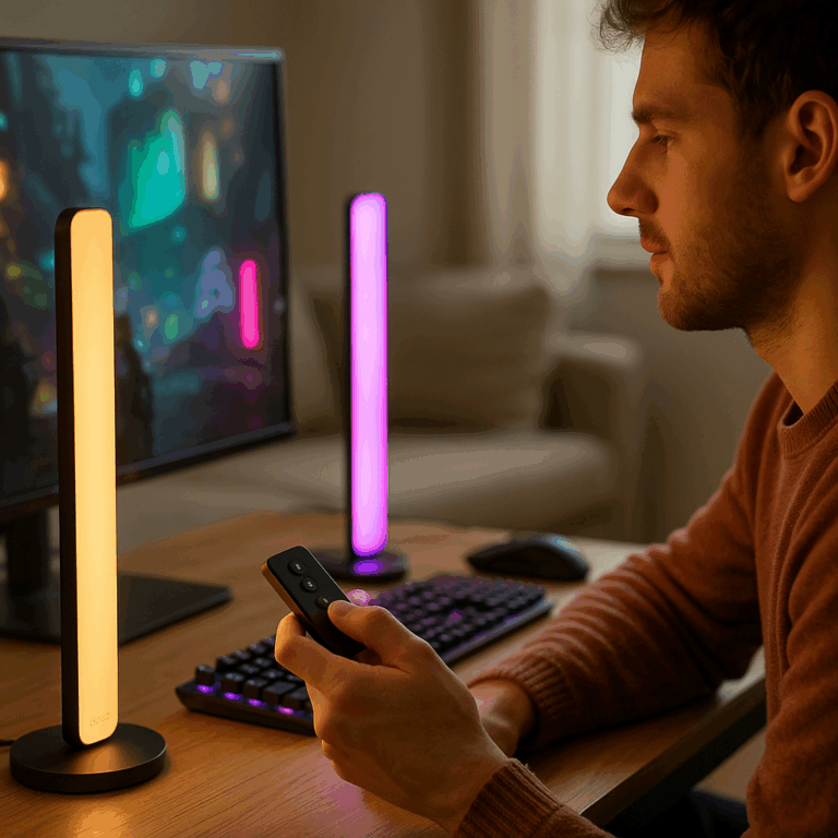Govee RGBIC Gaming Light Bars H6047 with Smart Controller, Wi-Fi Smart LED Gaming Lights with Music Modes and 60+ Scene Modes Built, Works with Alexa & Google Assistant, Game Room Lights Decor Review